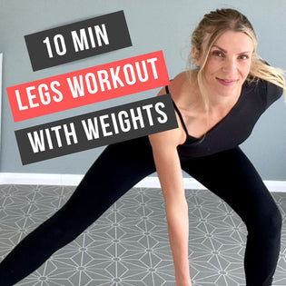  10 Min Legs Workout With Dumbbells