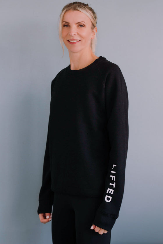 LIFTED crew neck sweater