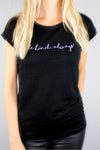 Be Kind Always tee black and white by Mama Life London