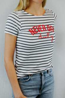  Breton striped Never Off Duty t-shirt