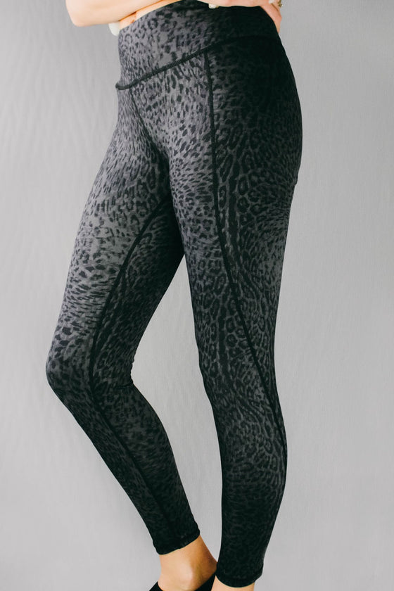 Leopard print leggings by Mama Life London